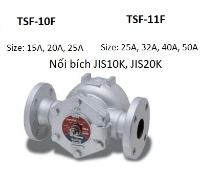 Bẫy hơi phao nối bích Yoshitake TSF-10F và TSF-11F0