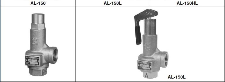 Safety Relief Valve Yoshitake AL-150L0